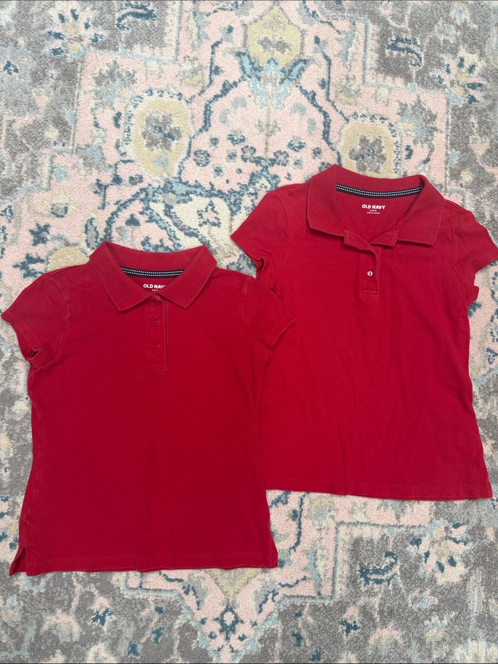 Old Navy Red Girls' Polo Tops - Short Sleeve (2 Pack)